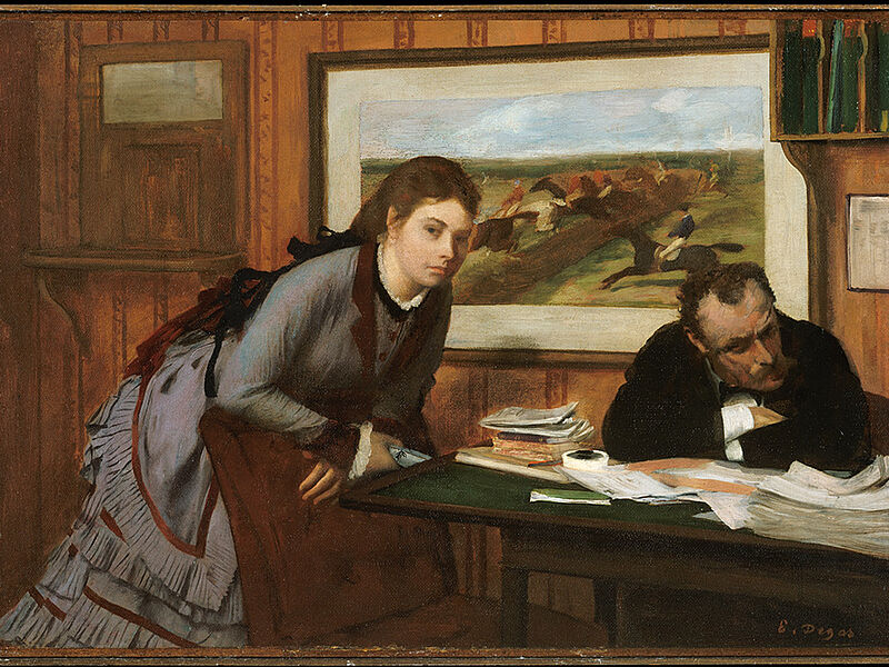 Sulking, by Edgar Degas, ca. 1870 | CC0 1.0 Universal | The Met Fifth Avenue