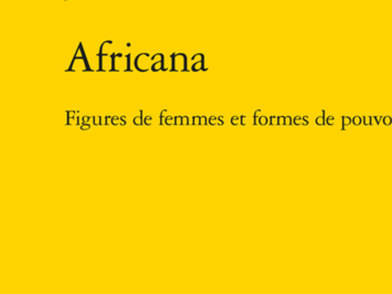 Cover Africana. Figures de femmes et formes de pouvoir